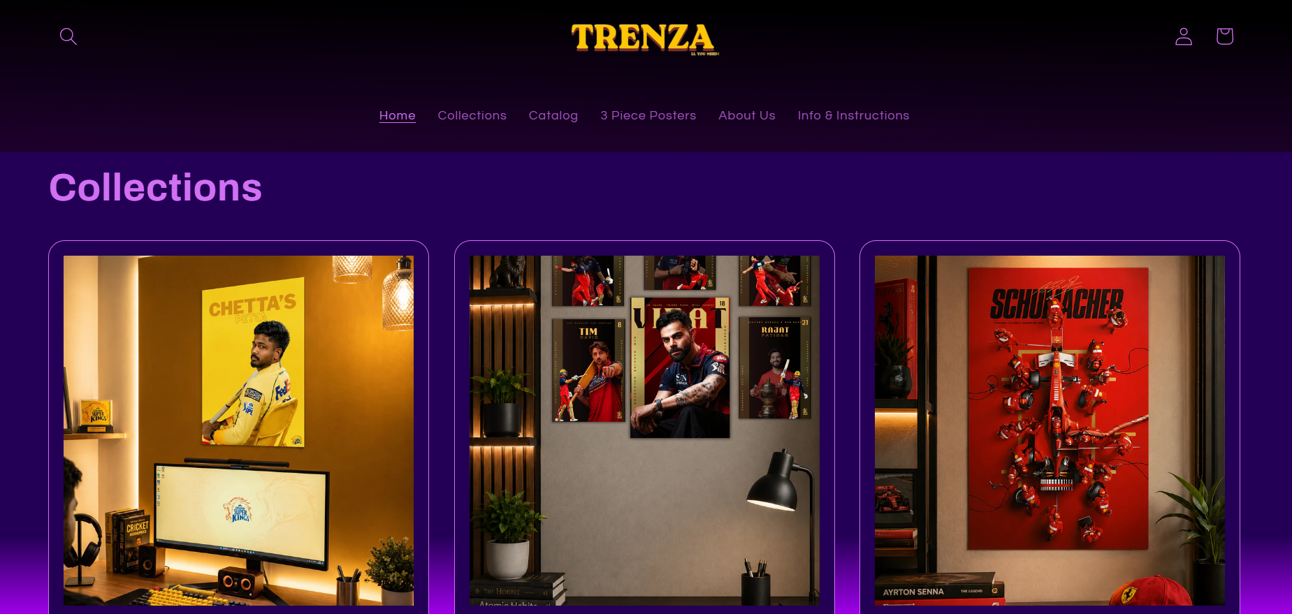 Trenza — E-Commerce · Poster Store